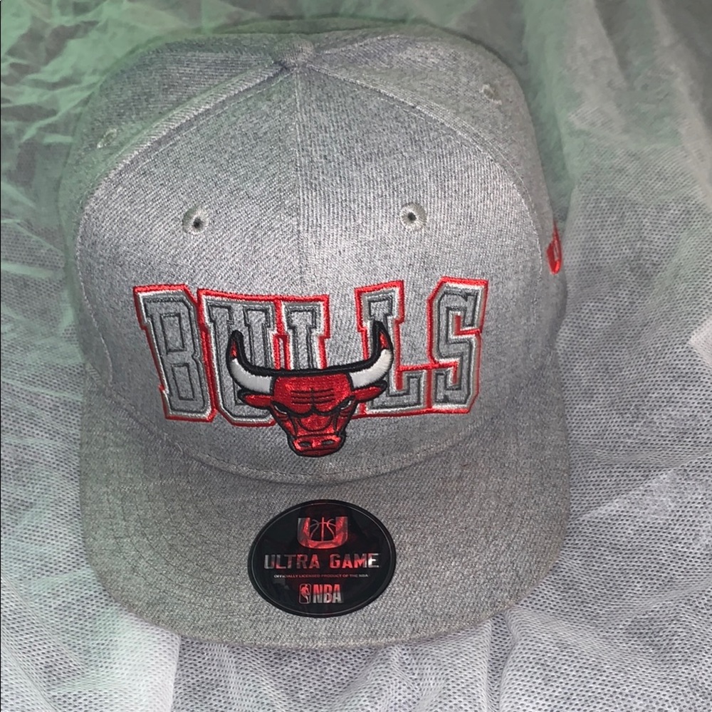 Chicago Bulls Gray Snapback Hat